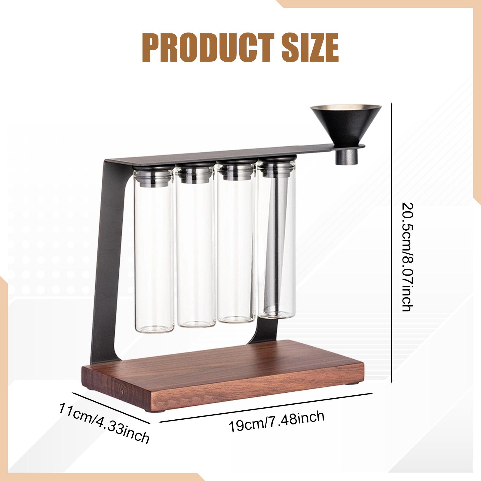 Food Storage Jar Glass - Coffee Bean Storage Tube Airtight Glass