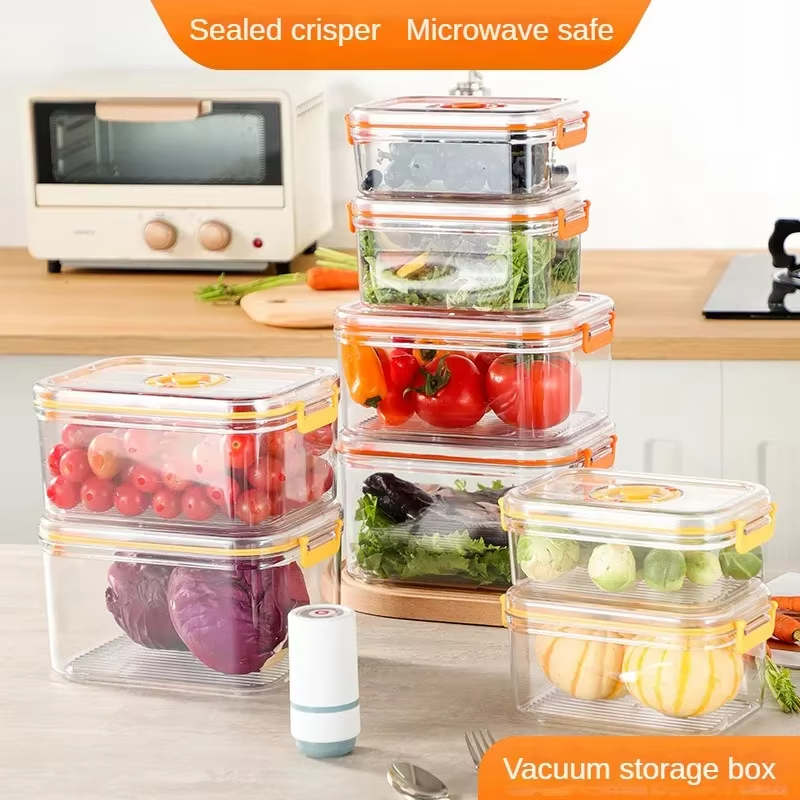 Food Storage Vacuum Seal - Vacuum Fresh-keeping Box Refrigerator Sealed Canister