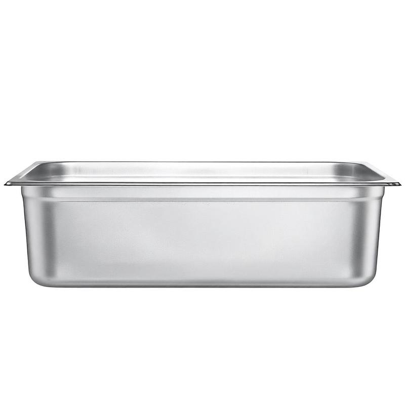 Food Storage Stainless Steel Containers - 6 Pack Buffet Trays Full Size