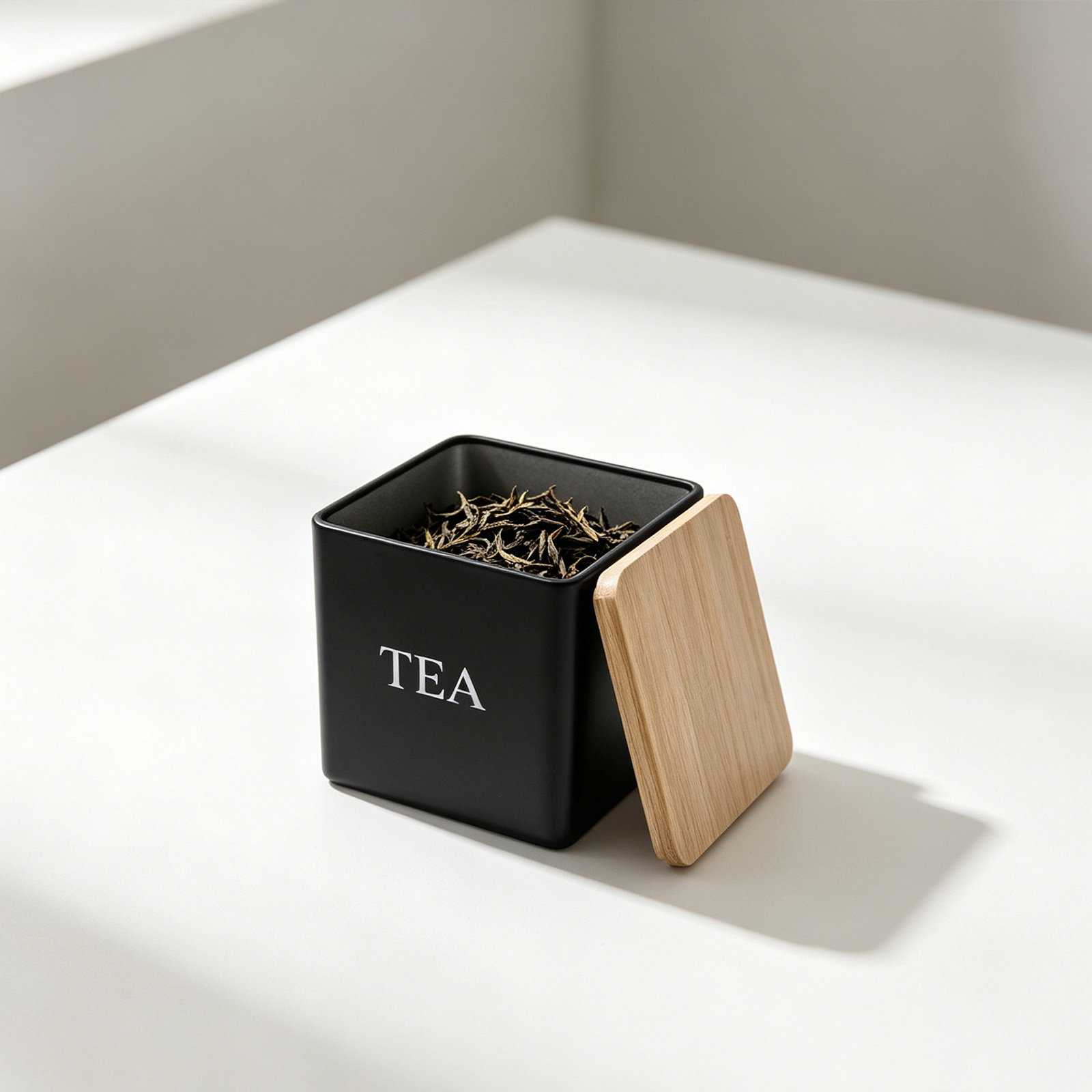 Food Storage Jar Set - 3Pcs Metal Tea Coffee Sugar Canister