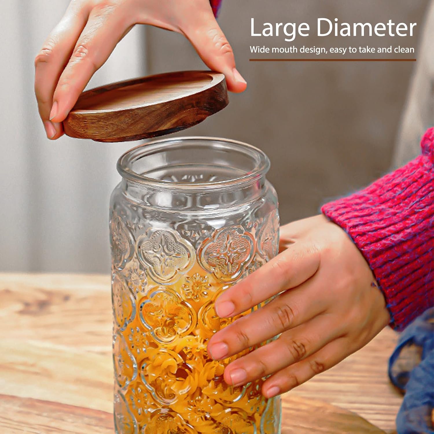 35oz/1000ml Glass Storage Jars - Food Storage Jar Glass 리뷰 및 가격