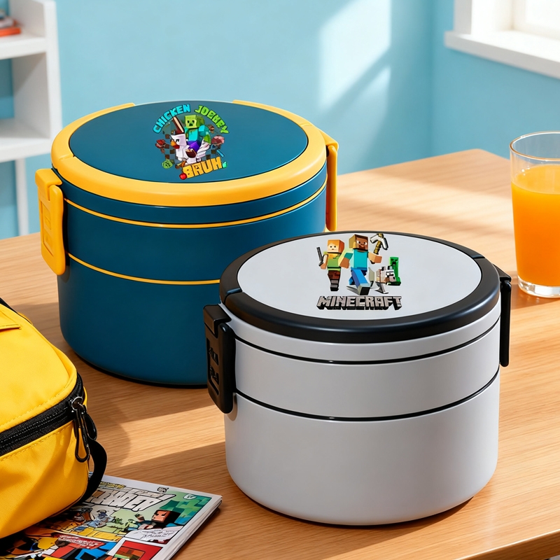 Game Theme Double Layer Lunch  - Food Storage In Room 리뷰 및 가격