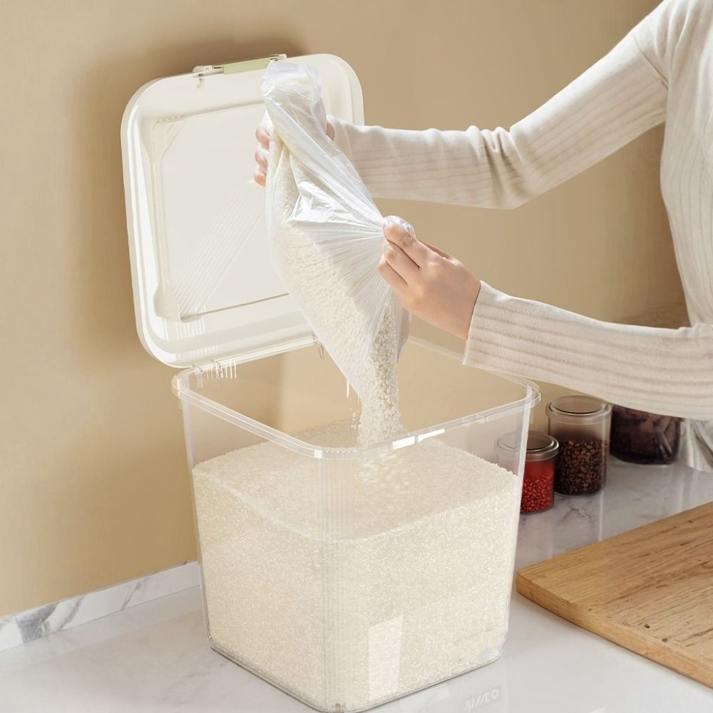 Insect Proof Rice Storage Box  - Food Storage With Wheels 리뷰 및 가격