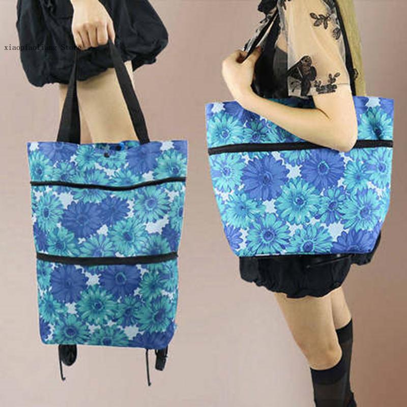 Trolley Bag On Wheels Bags Fol - Food Storage With Wheels 리뷰 및 가격