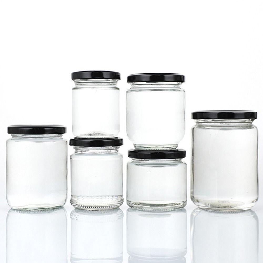 1Pcs with Black Airtight Lids  - Food Storage Glass Round 리뷰 및 가격