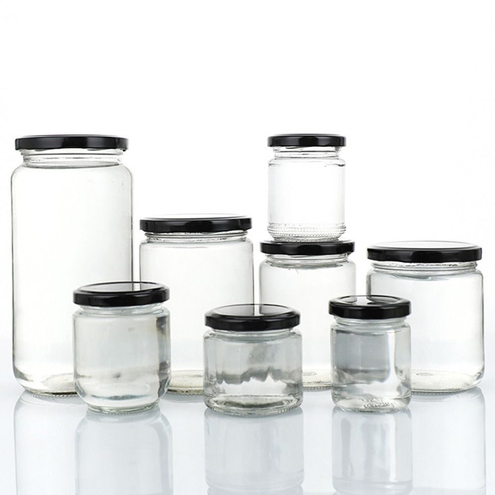 1Pcs with Black Airtight Lids  - Food Storage Glass Round 리뷰 및 가격