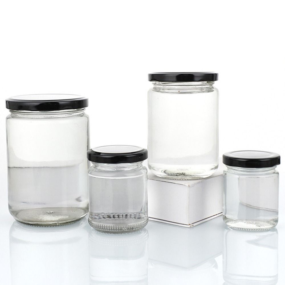 1Pcs with Black Airtight Lids  - Food Storage Glass Round 리뷰 및 가격