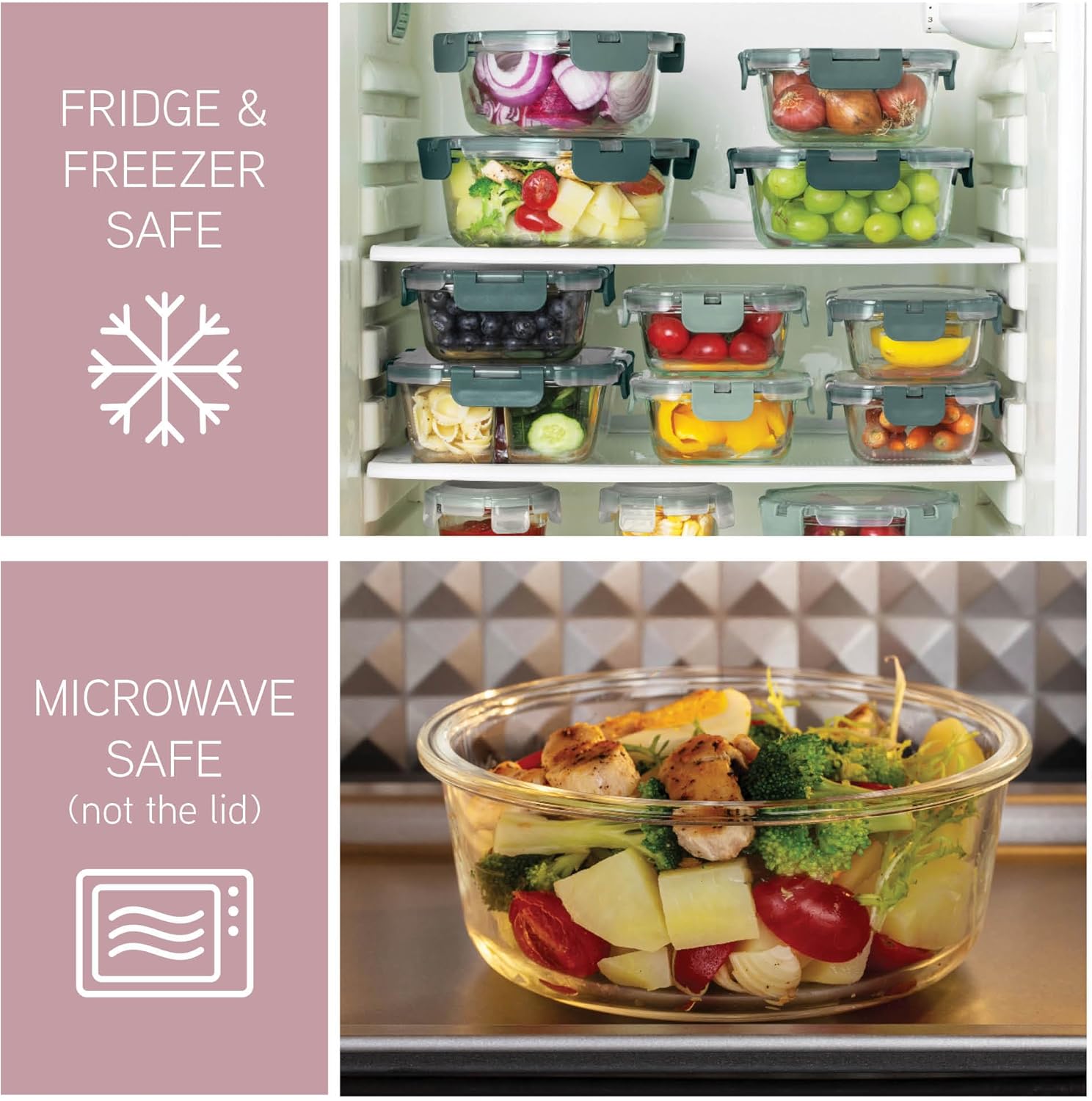 32-Pc Borosilicate Glass Food  - Food Storage Prep Containers 리뷰 및 가격