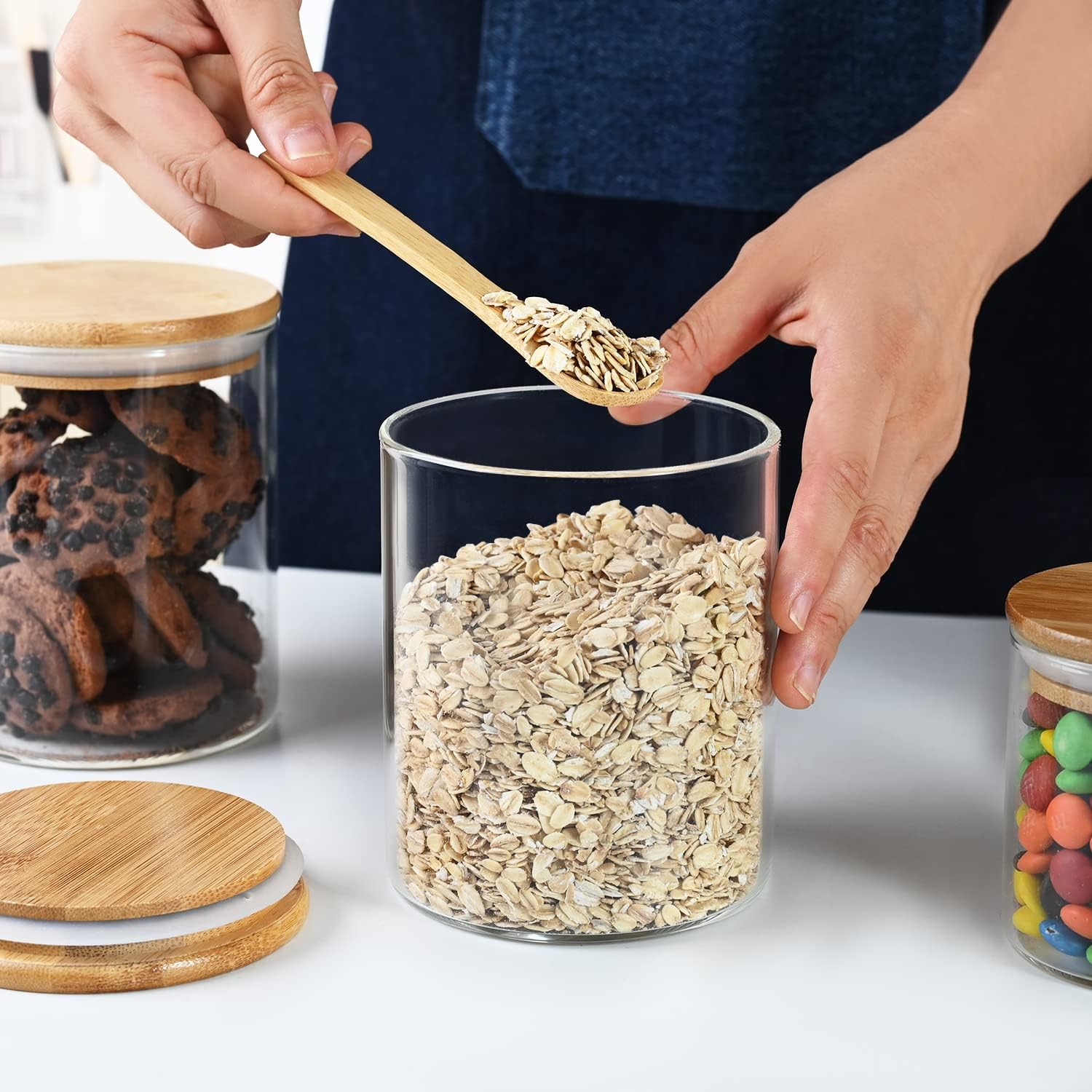 umieo Glass Food Storage Conta - Food Storage Jar Glass 리뷰 및 가격