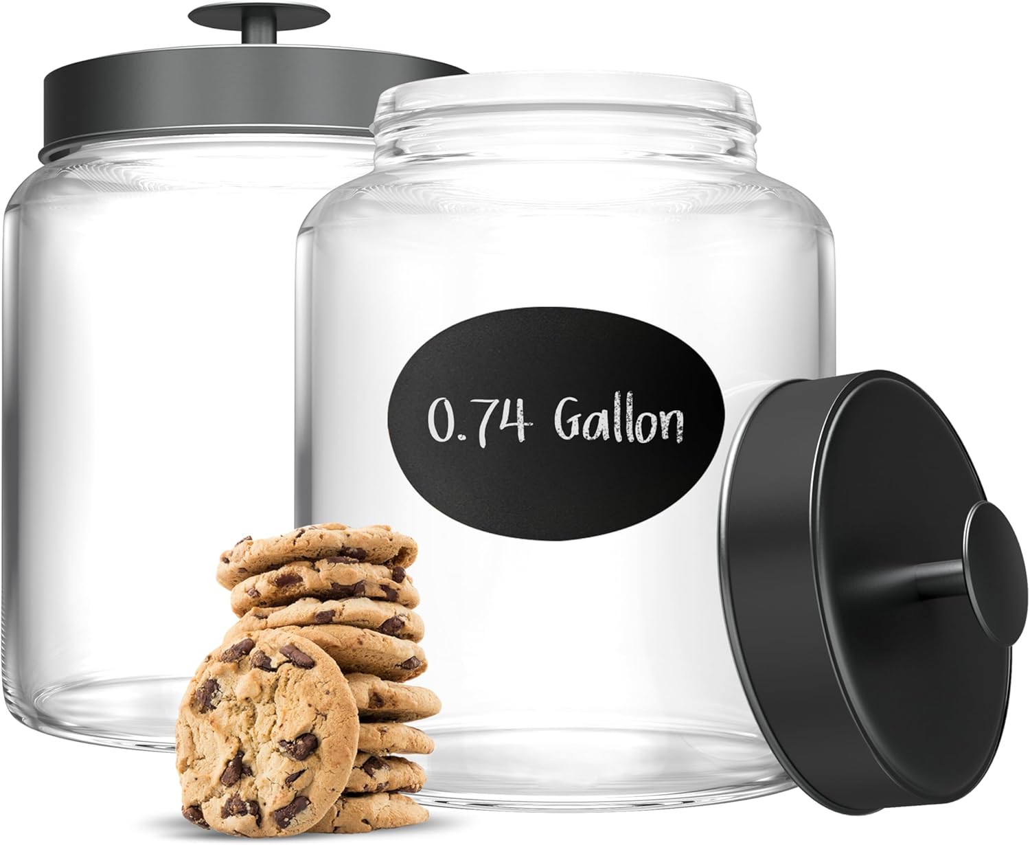 Glass Kitchen Canister Set, Fo - Food Storage Jar Set 리뷰 및 가격