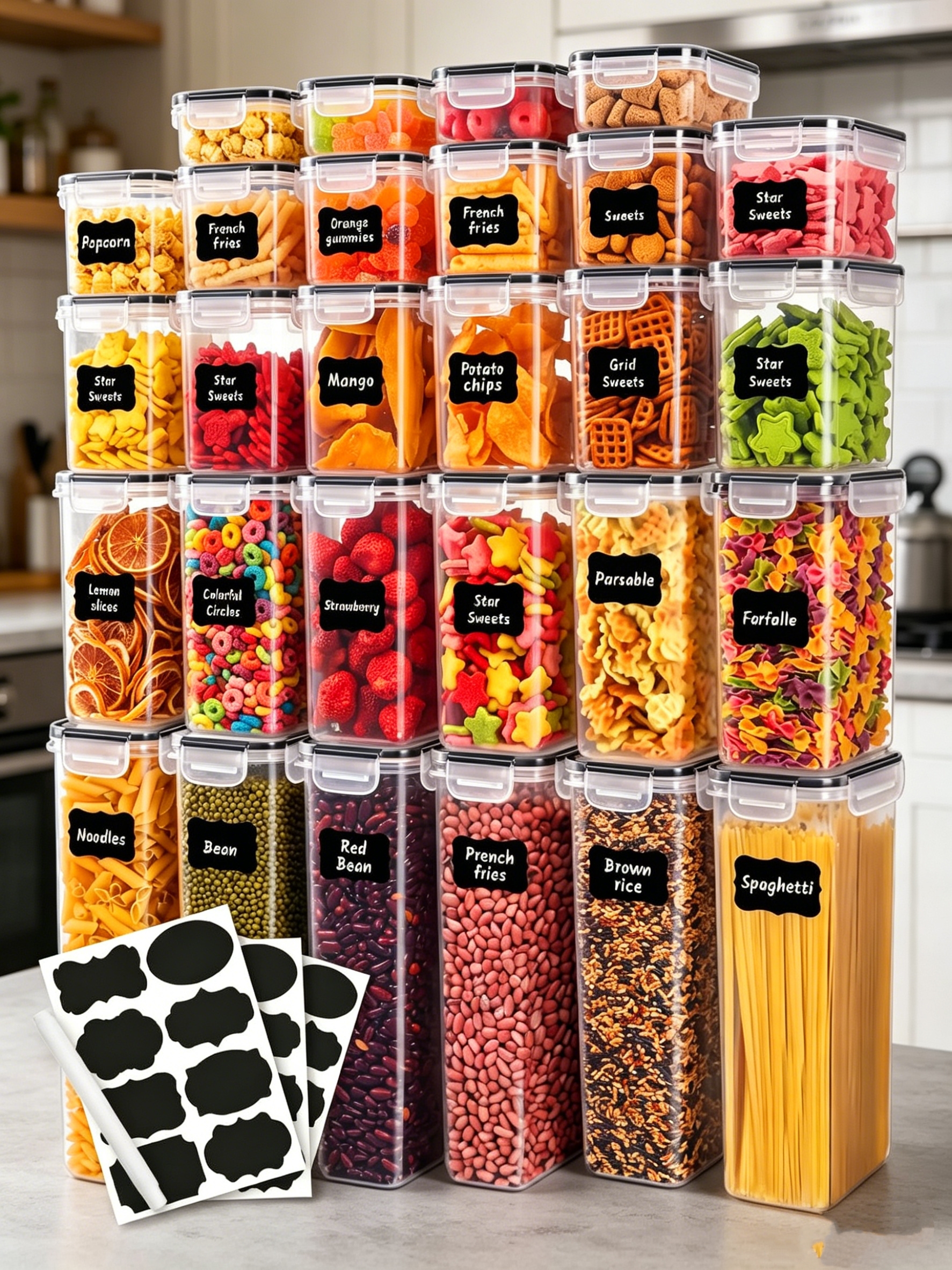 36PCS-Closed food storage cont - Food Storage Safe 리뷰 및 가격