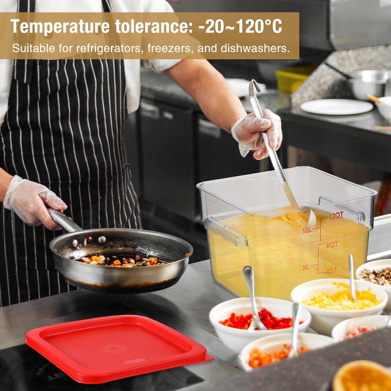 Clear Square Food Storage Cont - Food Storage 12 Qt 리뷰 및 가격