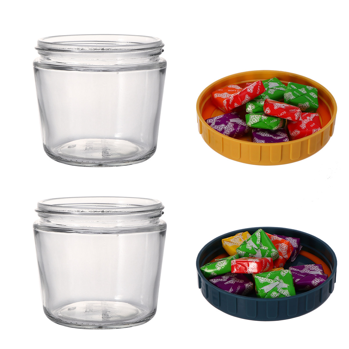 1Set Sealed Glass Food Storage - Food Storage Jar Glass 리뷰 및 가격