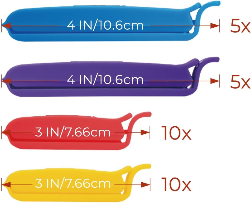 32 Pack Bag Sealing Clips, 3 & - Food Storage Safe 리뷰 및 가격