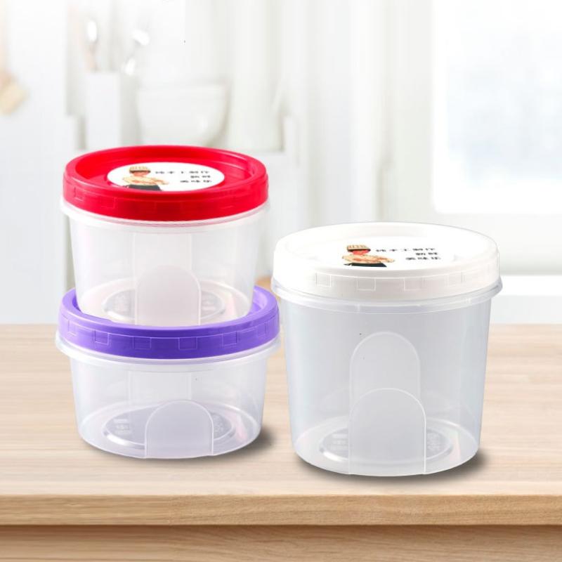 【HG】4 Pcs Round Food Fresh Kee - Food Storage Glass Round 리뷰 및 가격