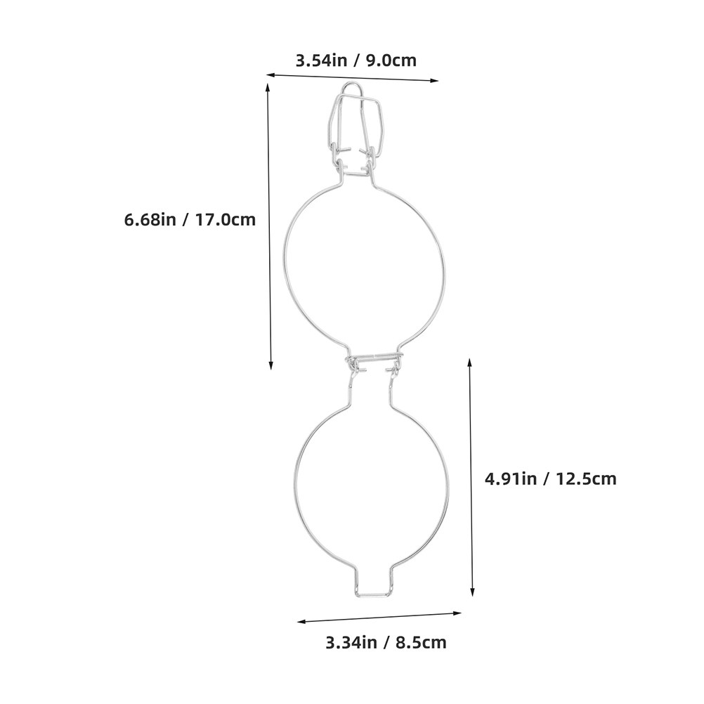 3pcs Stainless Steel Wire Clam - Food Storage Stainless Steel Containers 리뷰 및 가격