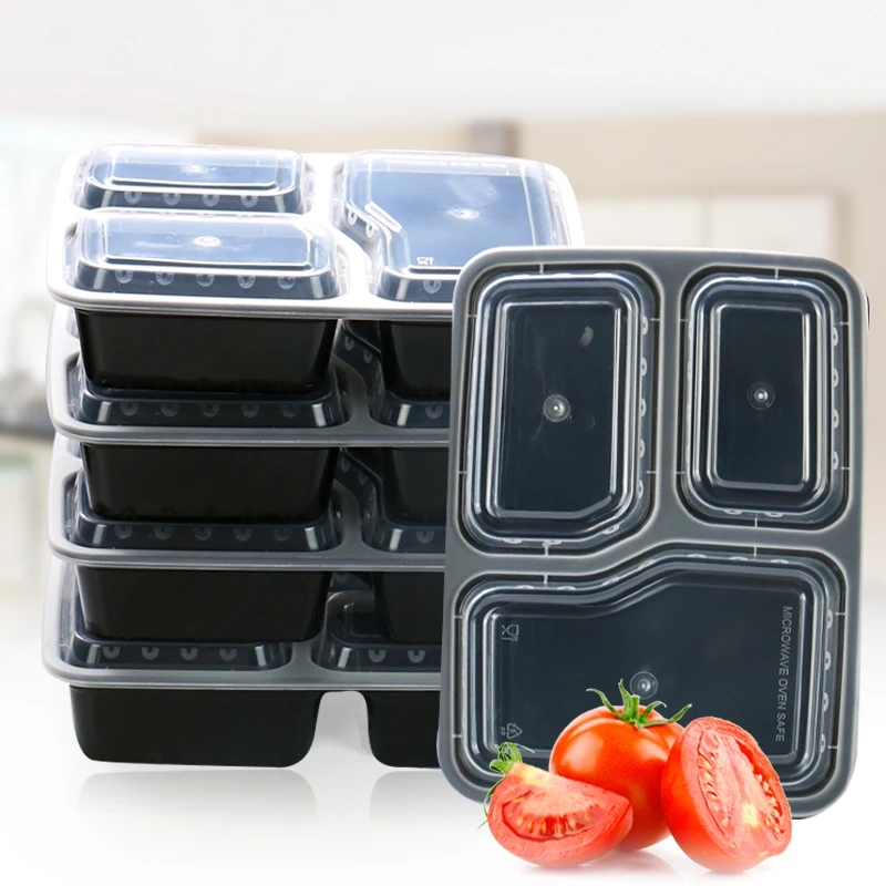 7 Pack 3 Compartment Meal Prep - Food Storage Prep Containers 리뷰 및 가격