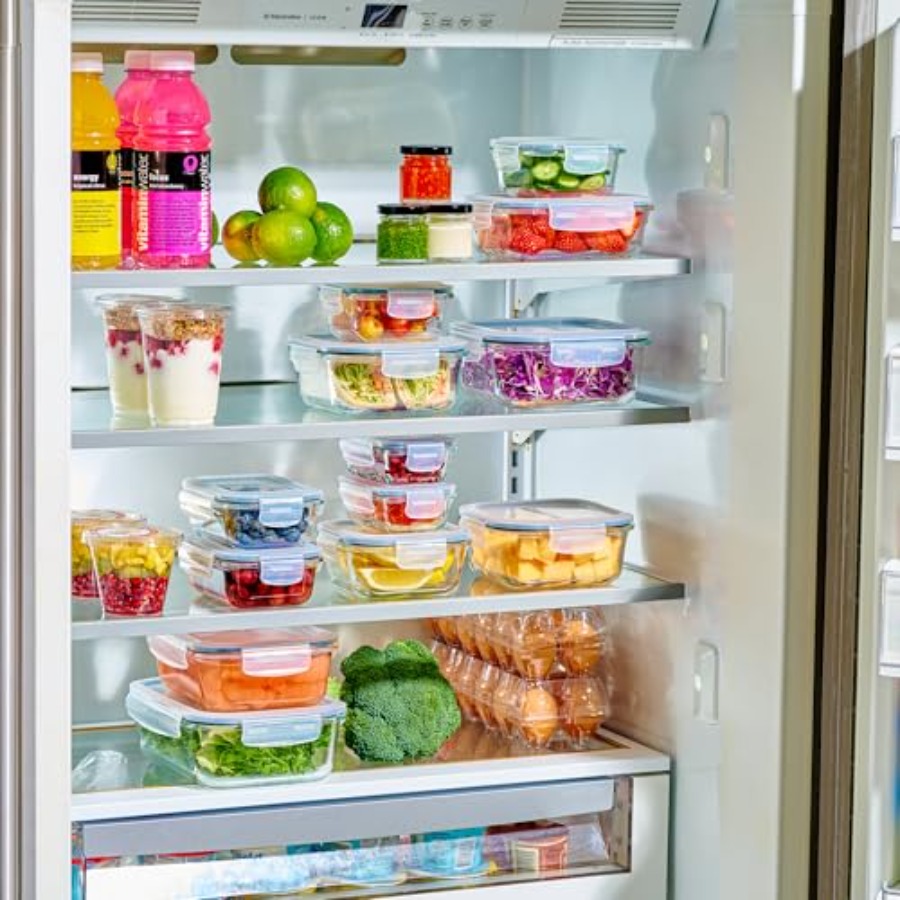 40pc Set Glass Food Storage Co - Food Storage Prep Containers 리뷰 및 가격