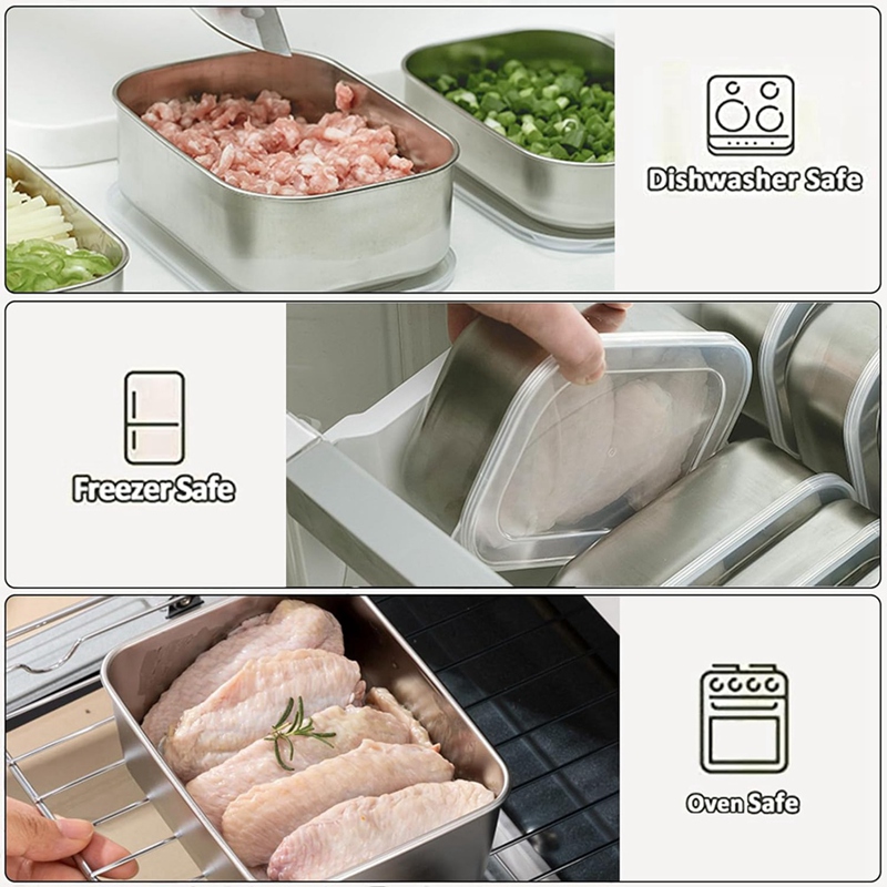 Stainless Steel Containers for - Food Storage Safe 리뷰 및 가격