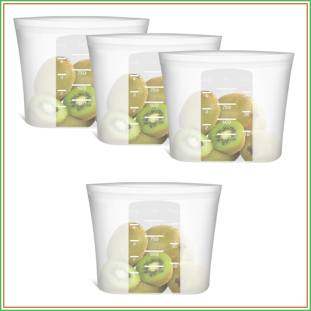Reusable Silicone Food Storage - Food Storage 4 Quart 리뷰 및 가격