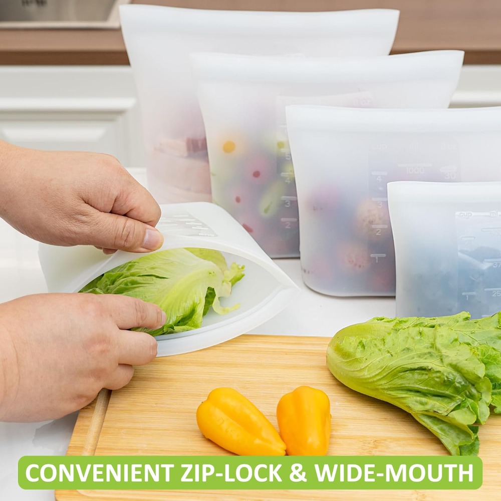 Reusable Silicone Food Storage - Food Storage 4 Quart 리뷰 및 가격