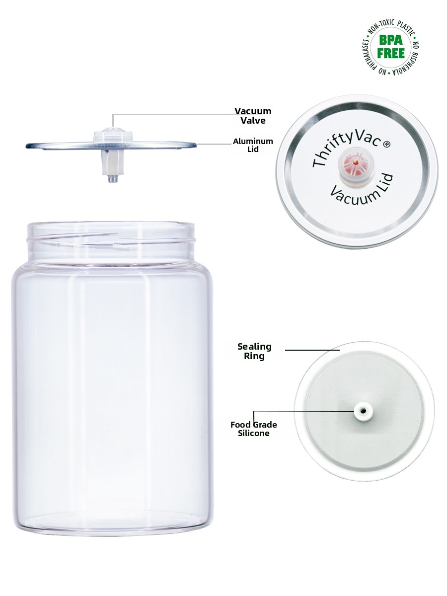 Food ade Glass Vacuum Sed Coff - Food Storage Glass Round 리뷰 및 가격