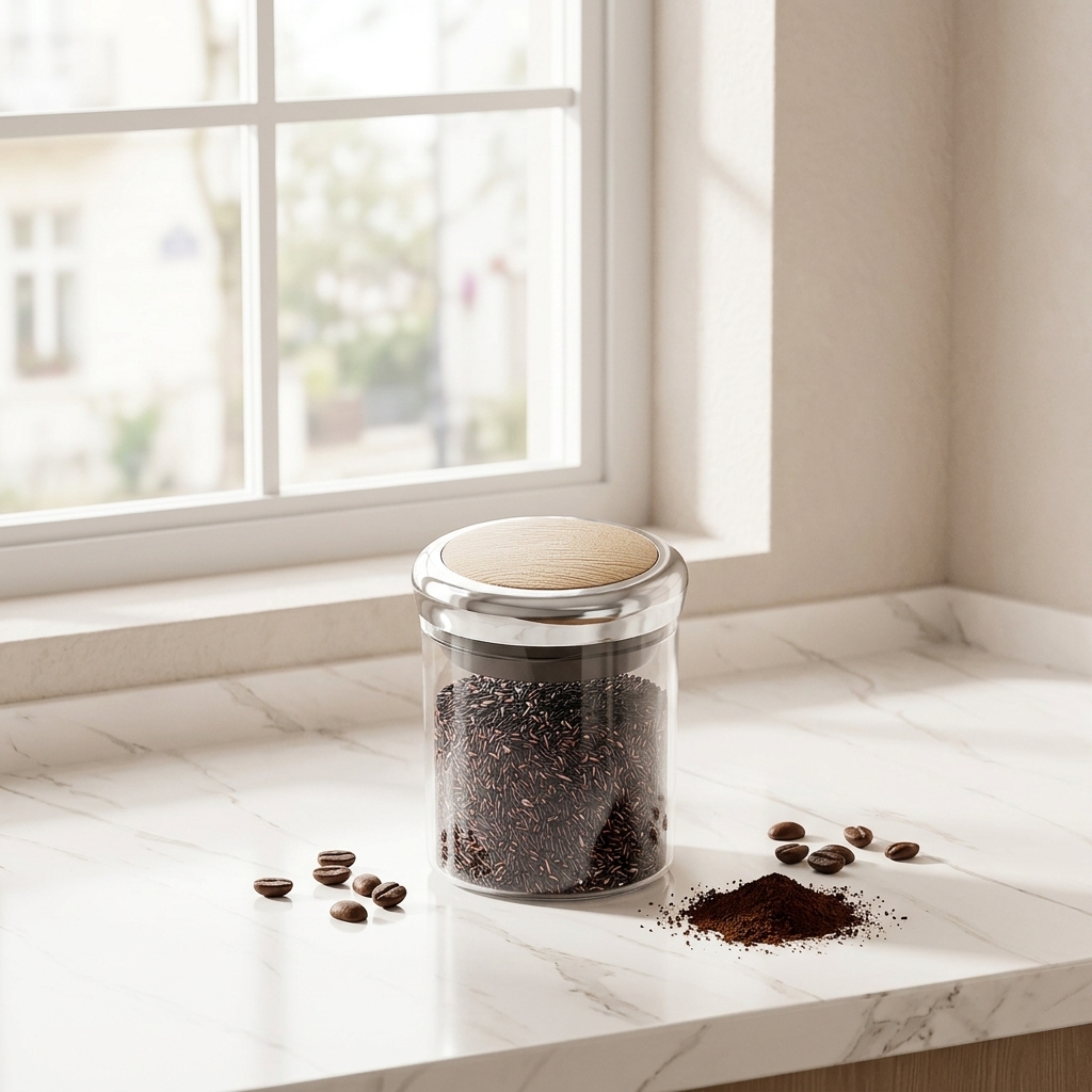 Coffee Bean Storage Jar With V - Food Storage Technology 리뷰 및 가격