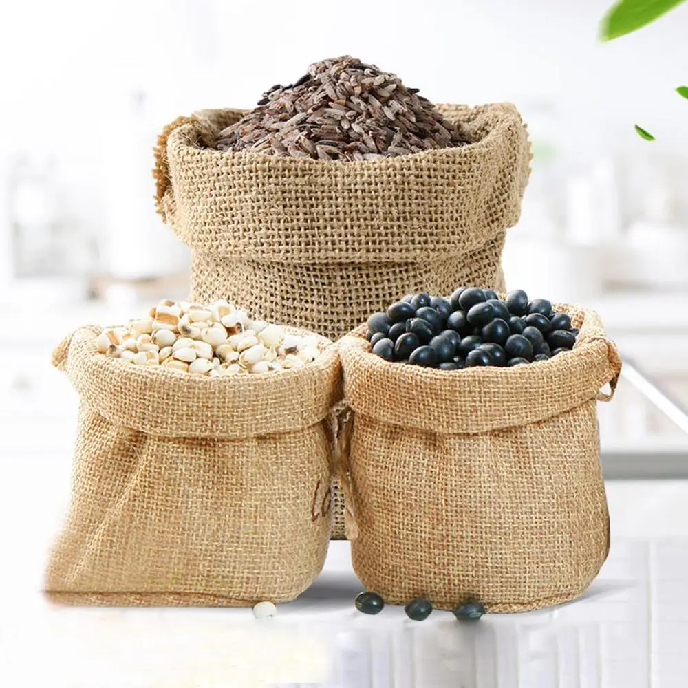 Natural Burlap Sack Jute Potat - Food Storage In Roots 리뷰 및 가격