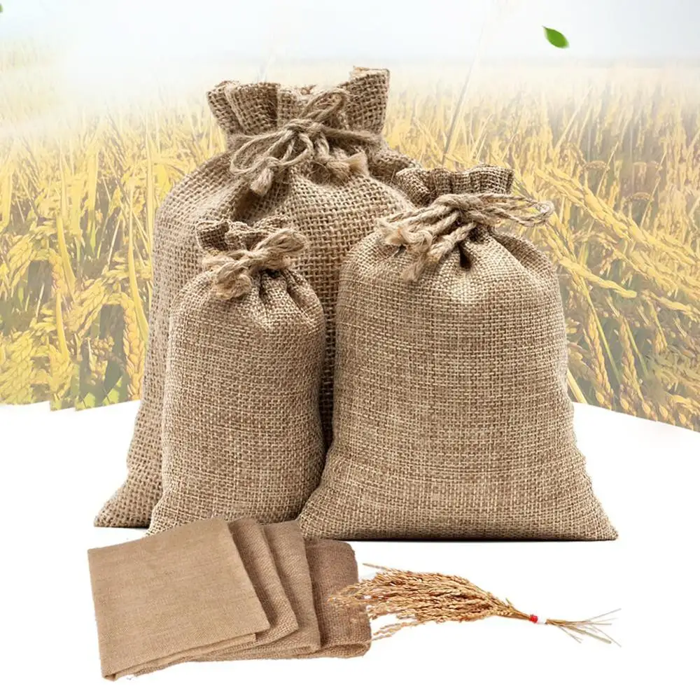 Natural Burlap Sack Jute Potat - Food Storage In Roots 리뷰 및 가격
