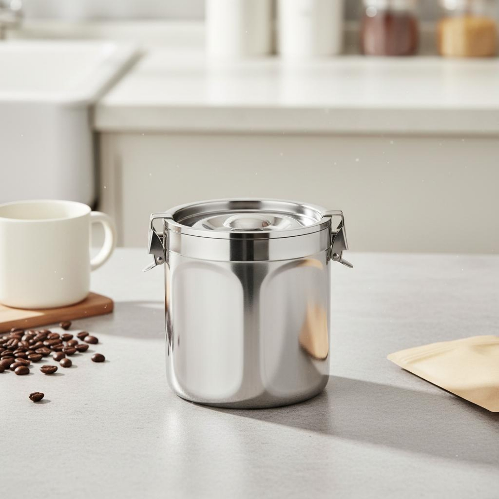 Airtight Stainless Steel Canis - Food Storage Stainless Steel Containers 리뷰 및 가격