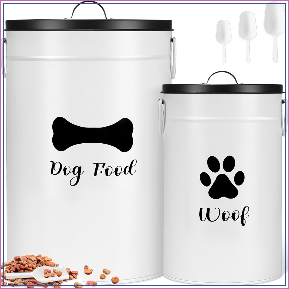 Extra Large 30+14 lbs Metal Do - Food Storage Jar Set 리뷰 및 가격