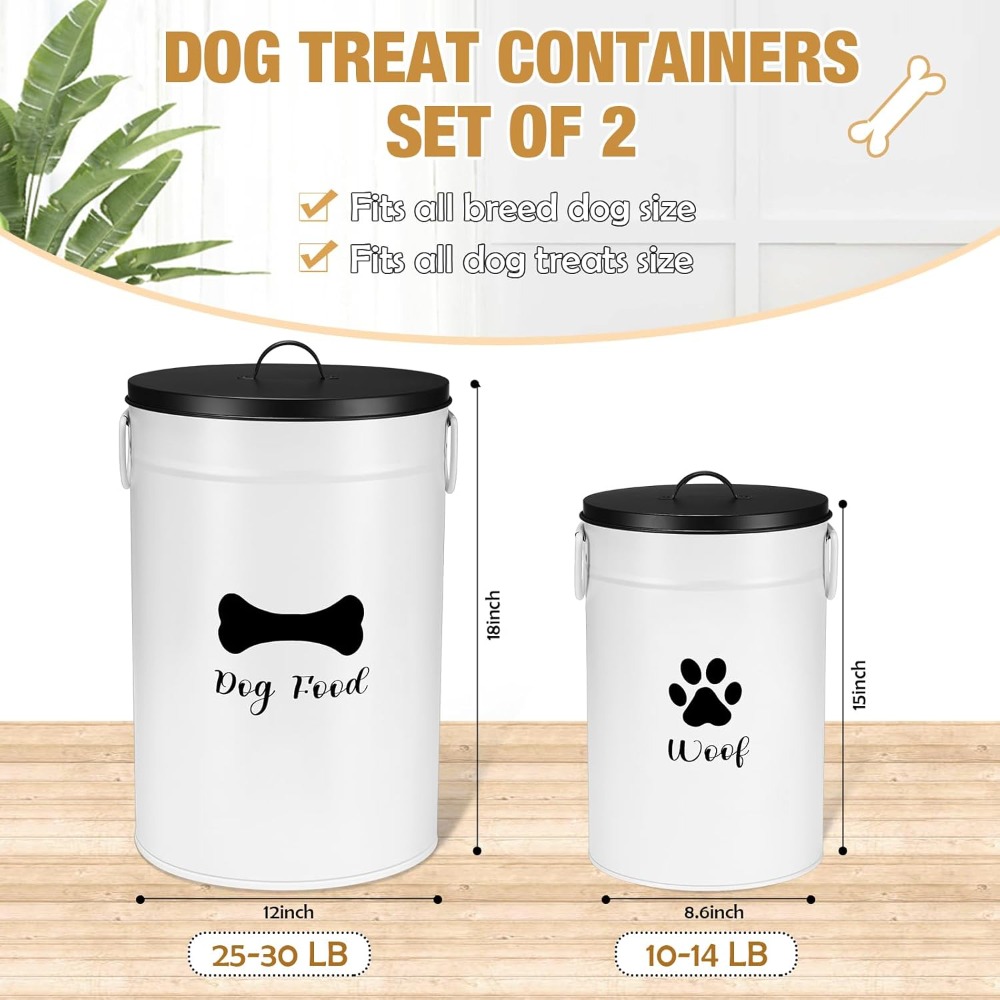 Extra Large 30+14 lbs Metal Do - Food Storage Jar Set 리뷰 및 가격