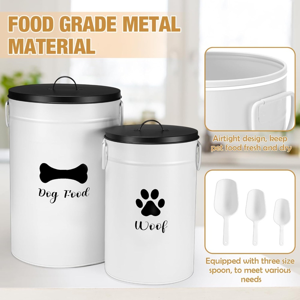 Extra Large 30+14 lbs Metal Do - Food Storage Jar Set 리뷰 및 가격