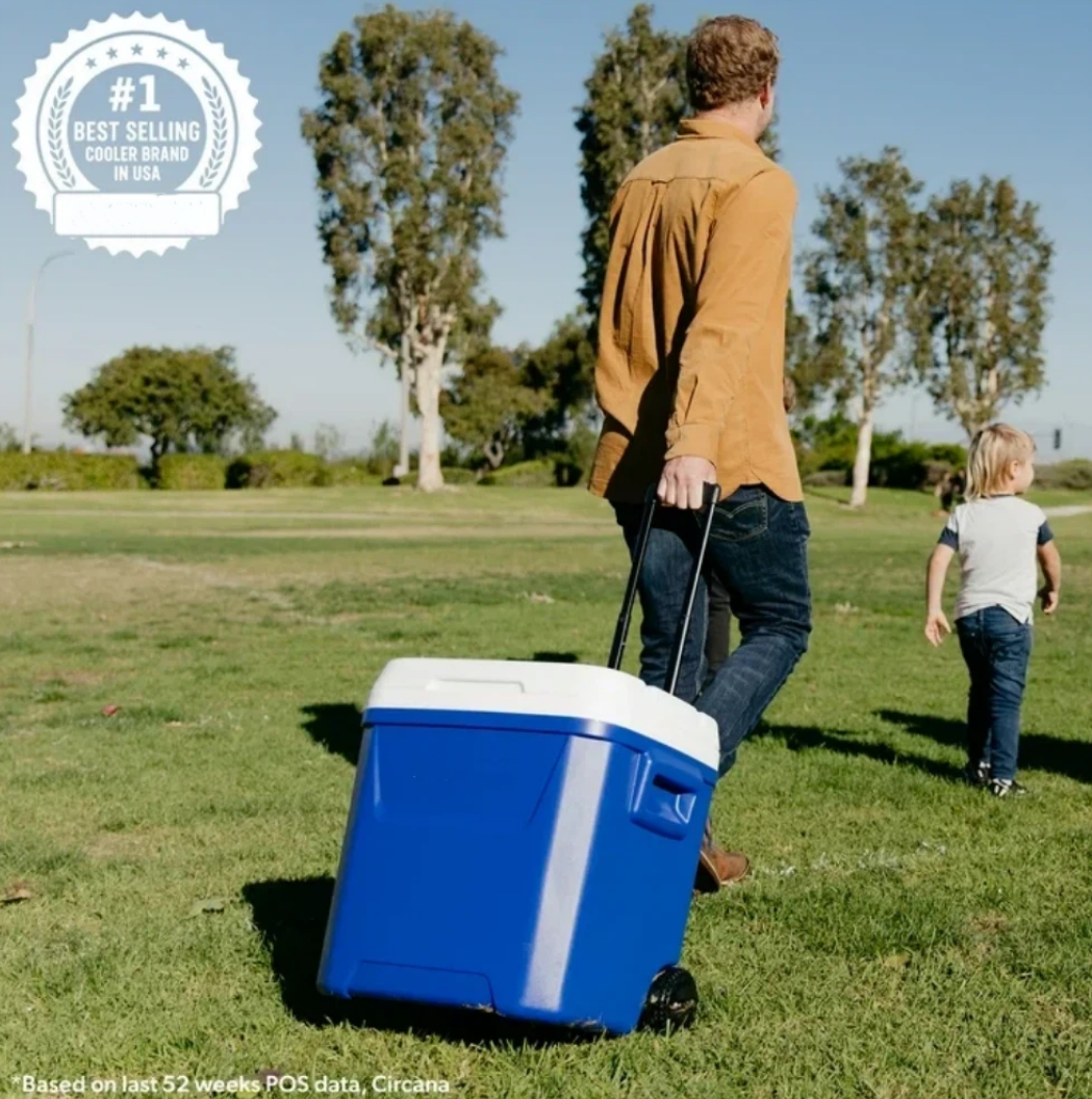 60 QT Blue Laguna Wheeled Hard - Food Storage With Wheels 리뷰 및 가격