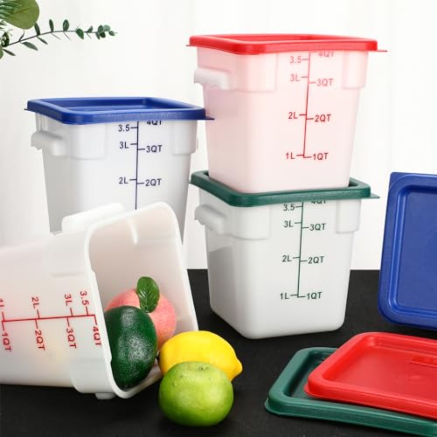 6 Pieces 4 Quart Commercial Fo - Food Storage 4 Quart 리뷰 및 가격