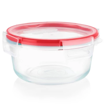 4 Cup Round Food Storage Conta - Food Storage Glass Round 리뷰 및 가격