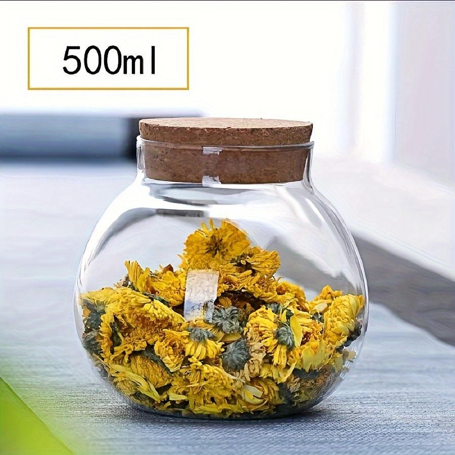 500ML Clear Glass Storage Cani - Food Storage Glass Round 리뷰 및 가격