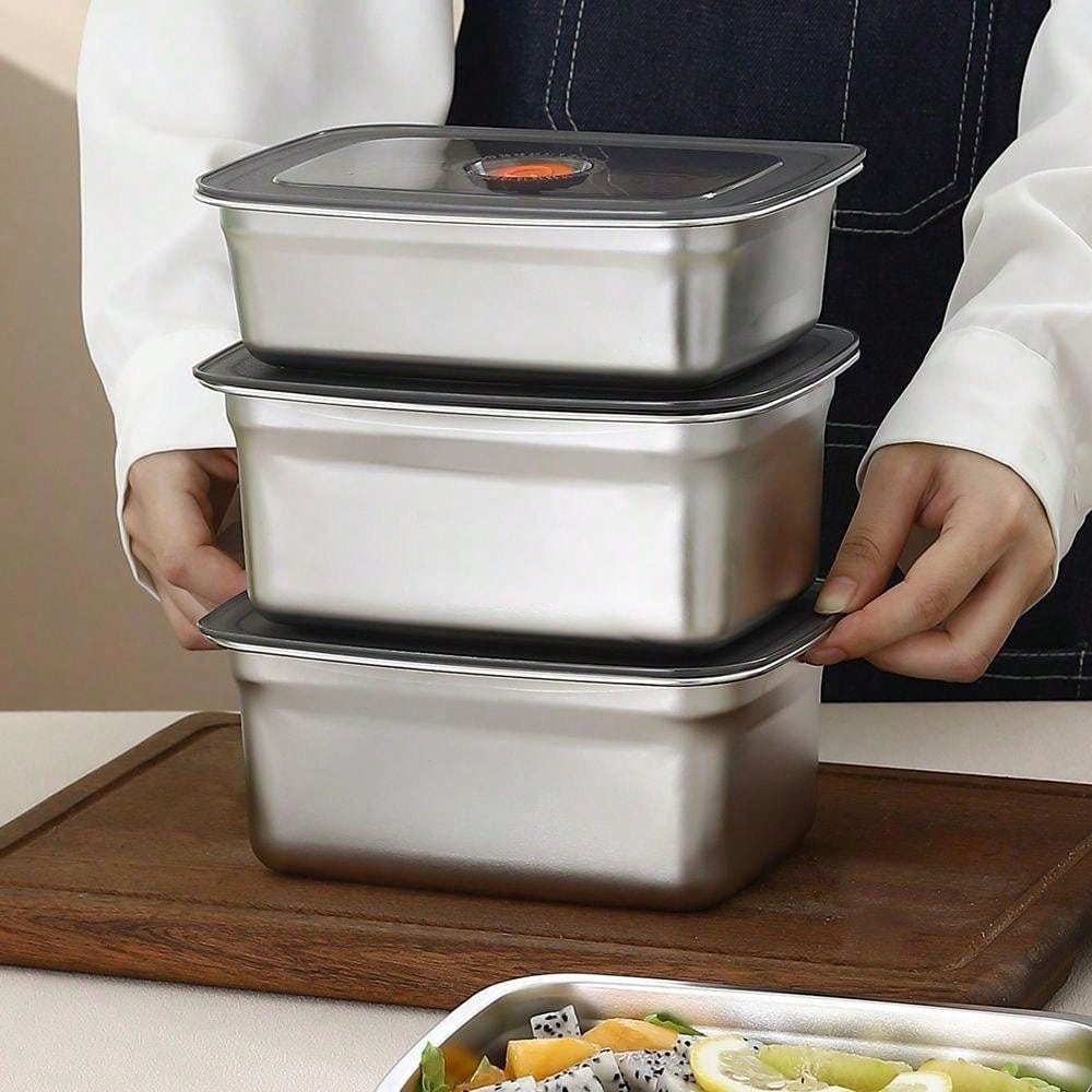 Buy 2 Get 1 Free 3 Pack Stainl - Food Storage Prep Containers 리뷰 및 가격