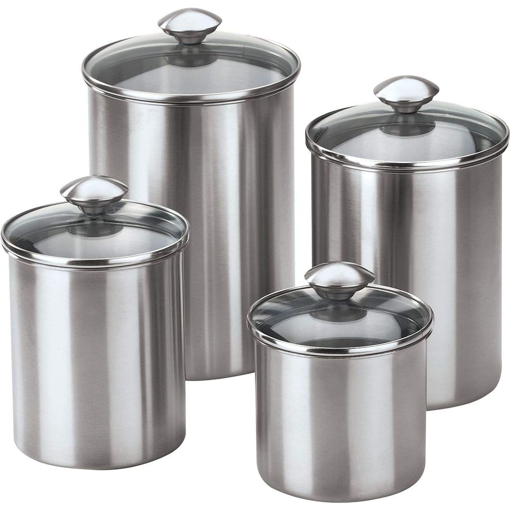 4-Piece Stainless Steel Food S - Food Storage Stainless Steel Containers 리뷰 및 가격