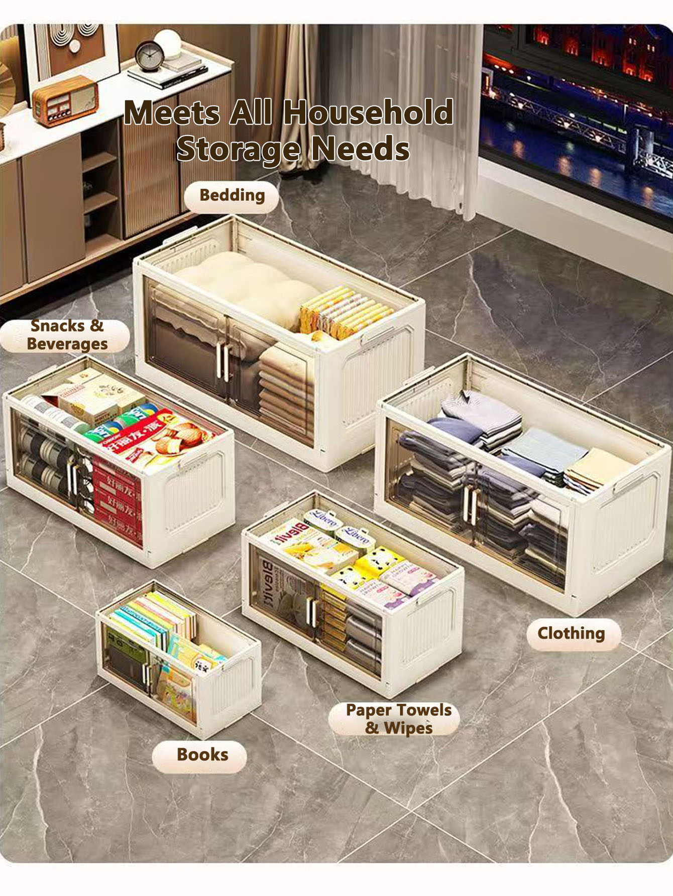 Storage Cabinet Folding Storag - Food Storage In Room 리뷰 및 가격