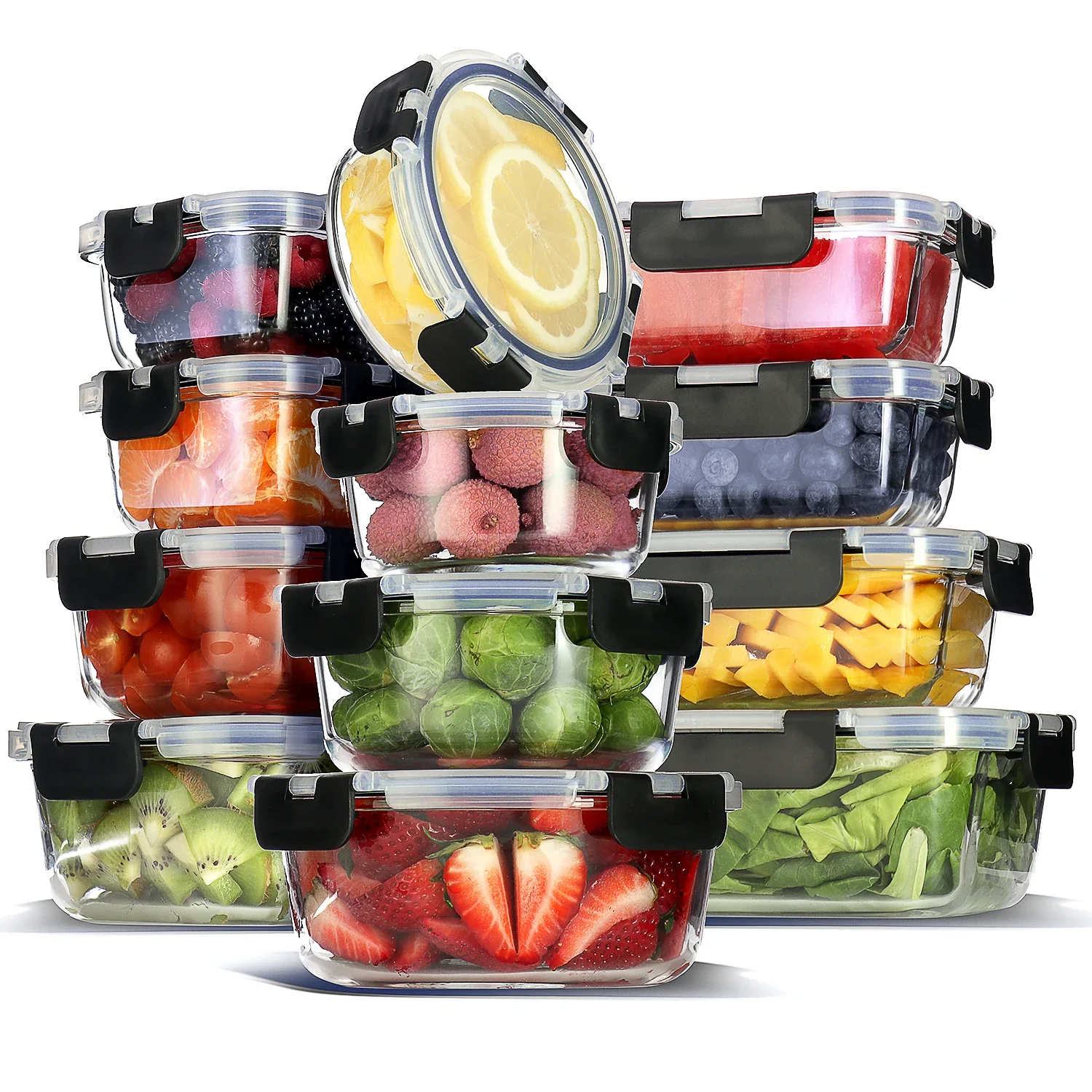 Glass Food Storage Containers  - Food Storage Prep Containers 리뷰 및 가격