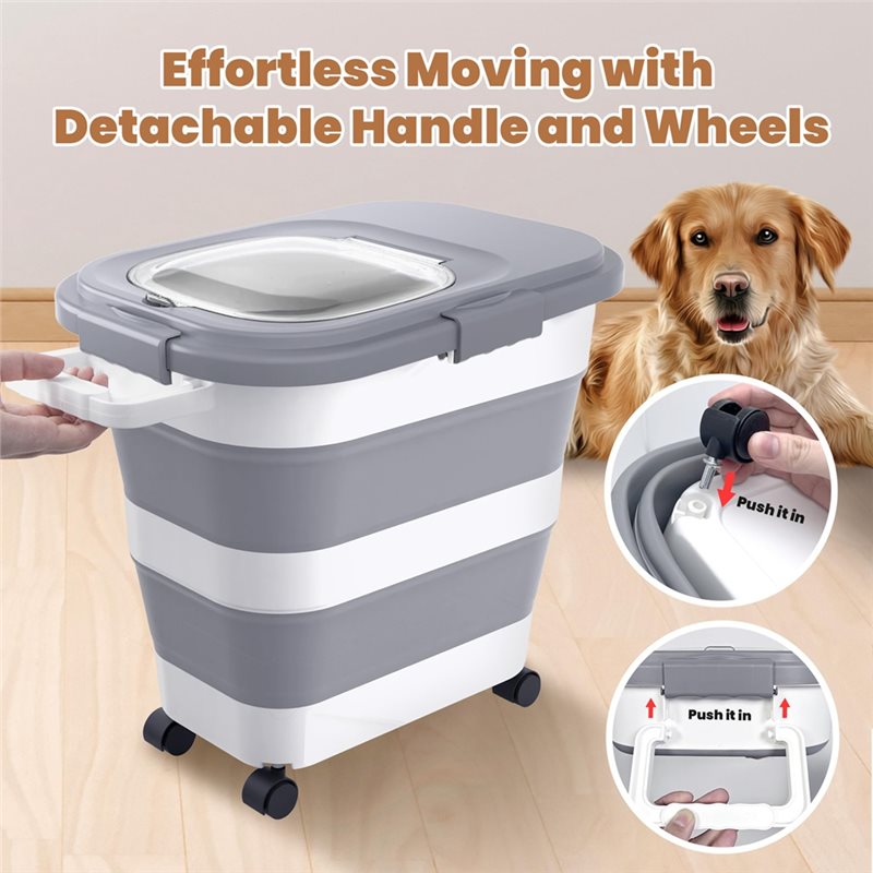A53Q-Food Storage Container 1P - Food Storage With Wheels 리뷰 및 가격