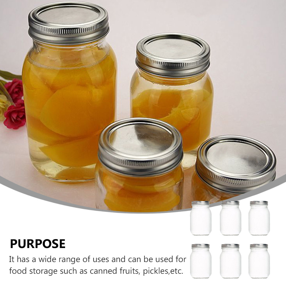 6Pcs Transparent Round Glass J - Food Storage Glass Round 리뷰 및 가격