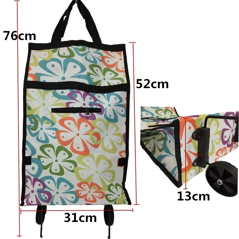 Portable Folding Reusable Shop - Food Storage With Wheels 리뷰 및 가격