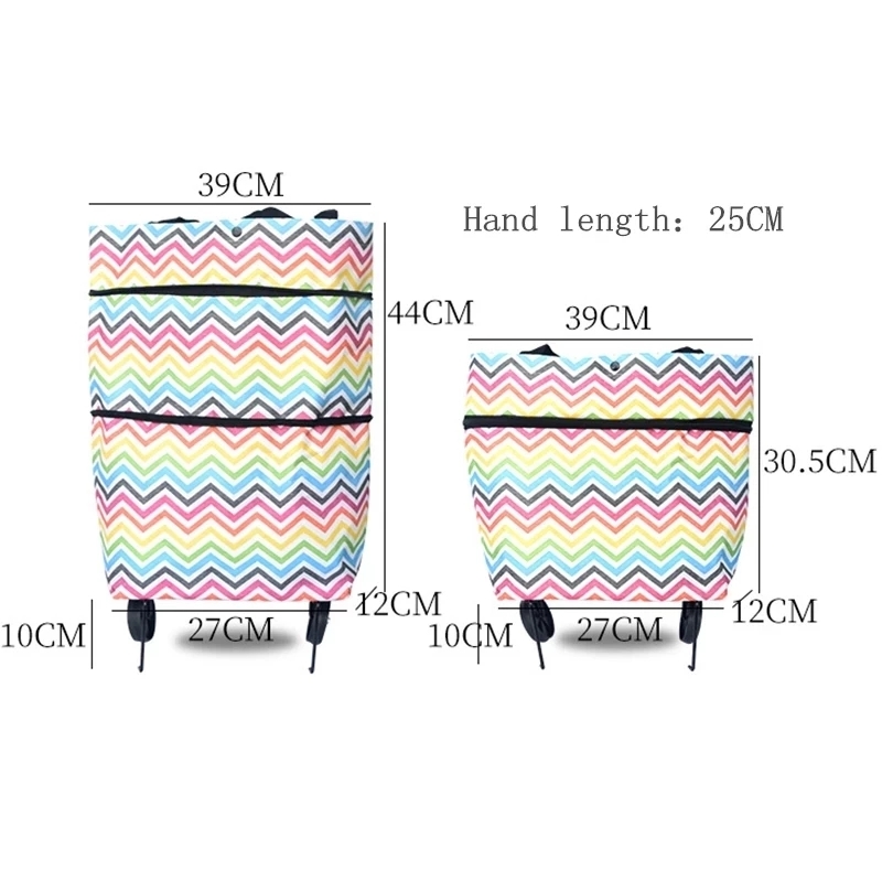 Portable Folding Reusable Shop - Food Storage With Wheels 리뷰 및 가격