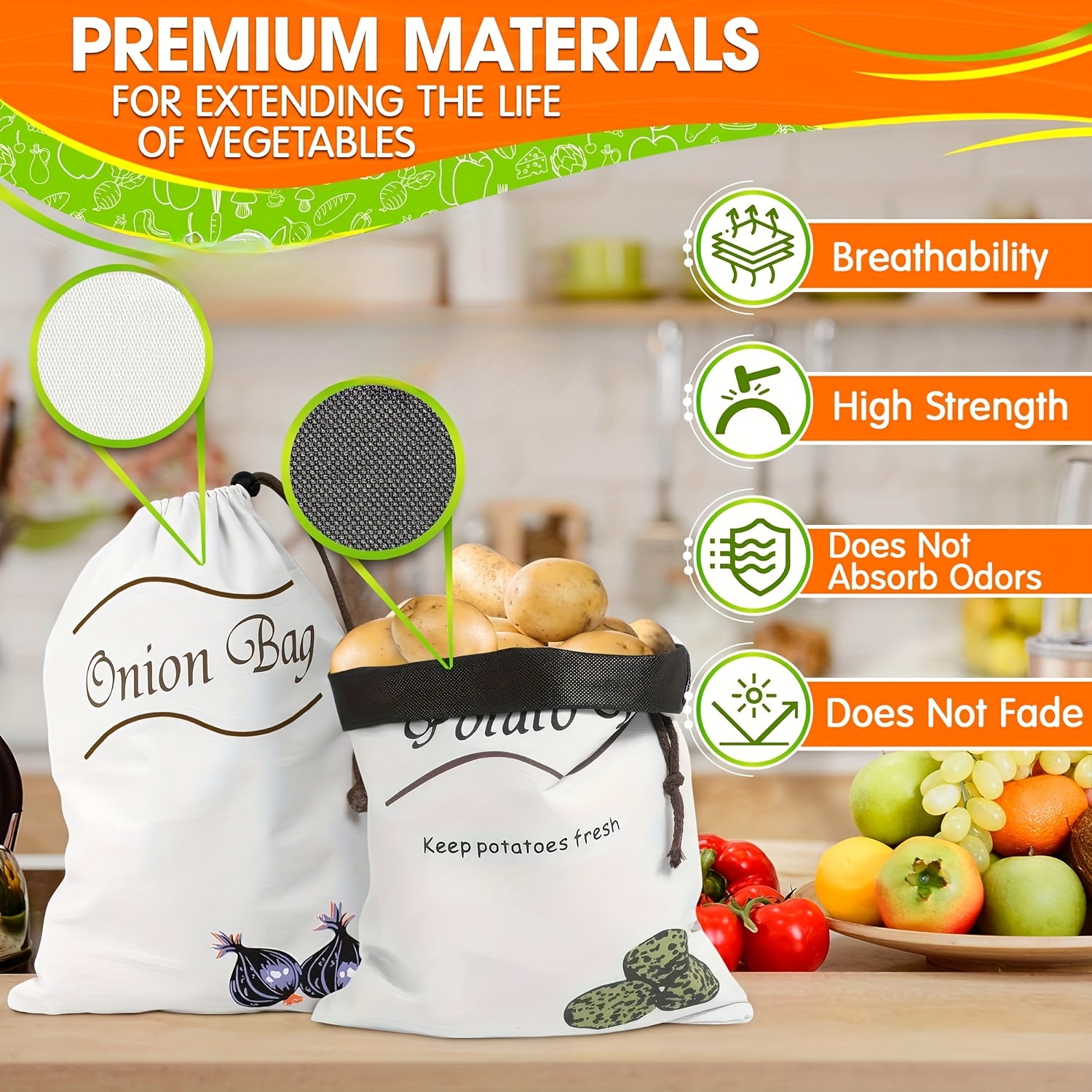 2pcs Reusable Vegetable Storag - Food Storage In Roots 리뷰 및 가격