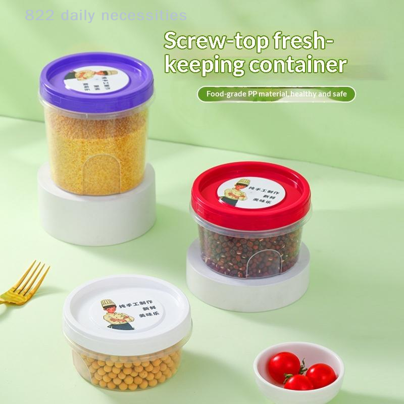 convenient4 Pcs Refrigerator S - Food Storage Glass Round 리뷰 및 가격