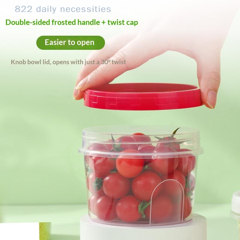 convenient4 Pcs Refrigerator S - Food Storage Glass Round 리뷰 및 가격
