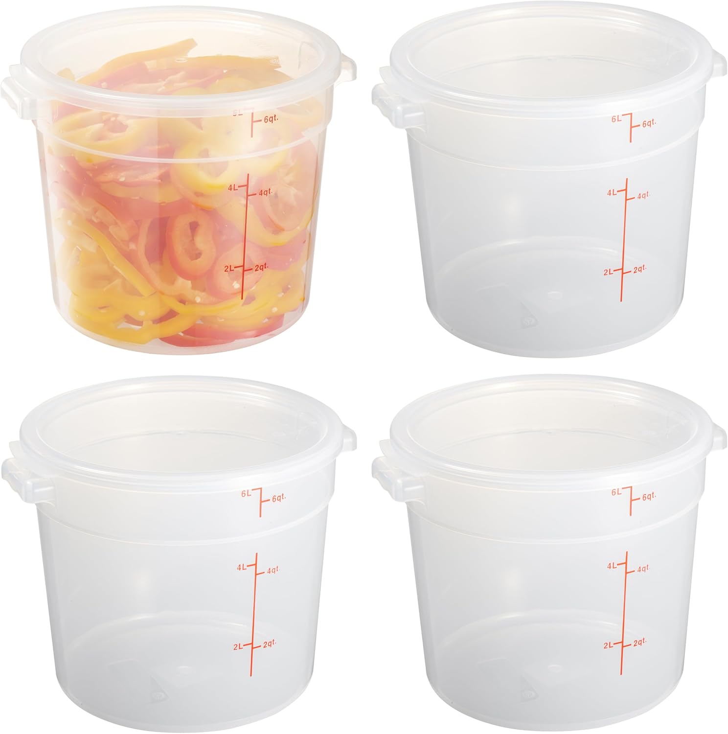 6 Quart Translucent Food Stora - Food Storage 4 Quart 리뷰 및 가격