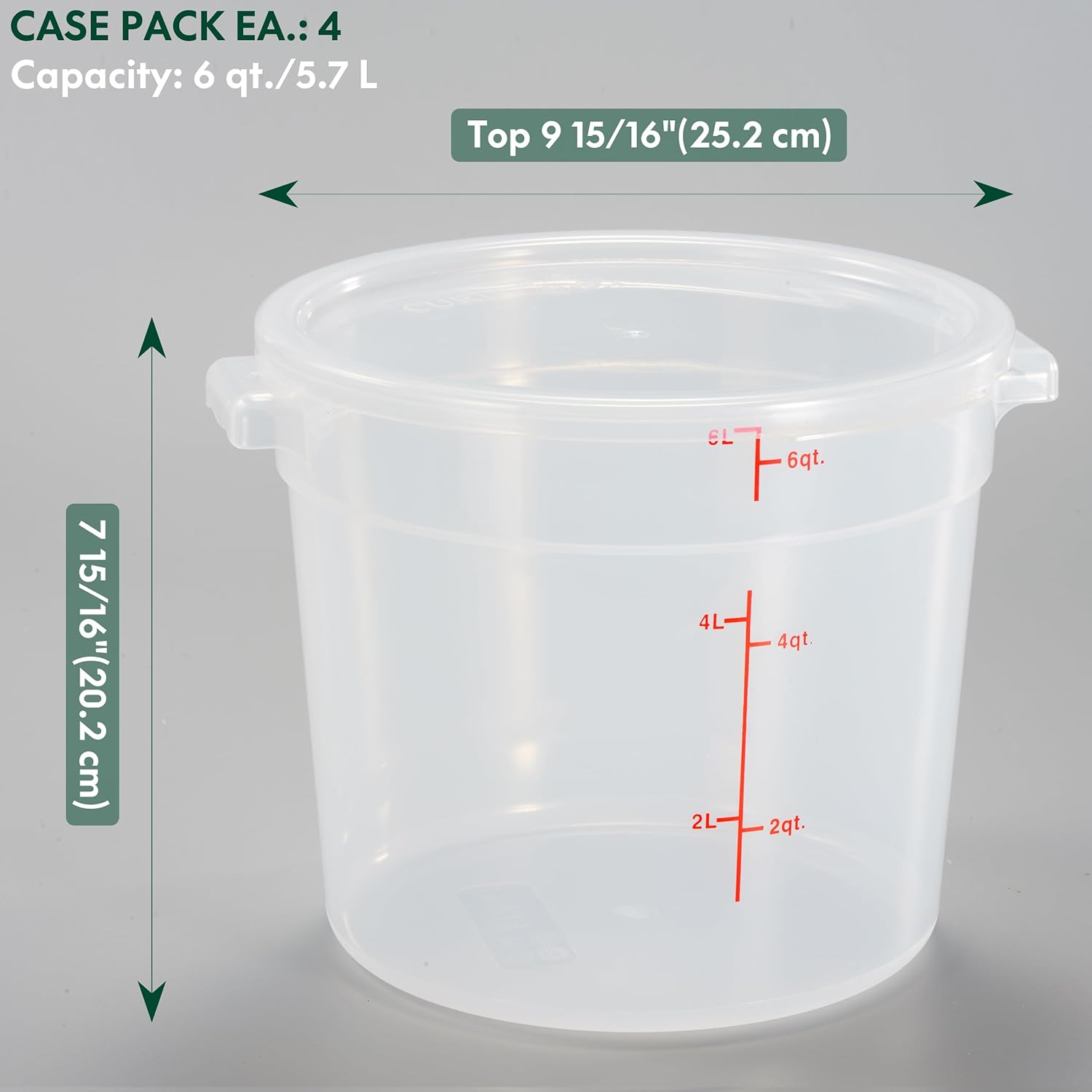 6 Quart Translucent Food Stora - Food Storage 4 Quart 리뷰 및 가격